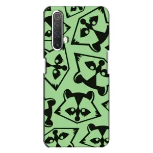 Силиконовый Чехол с Енотами на Realme X3 (Мордочки Енота)