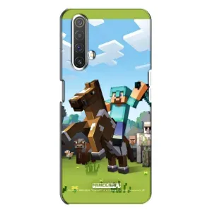 Чохли для Realme X3 (Персонажі МайнКрафт) (На коні)