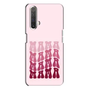 Чехлы на день мамы для Реалми Х3 (Надпись мама)