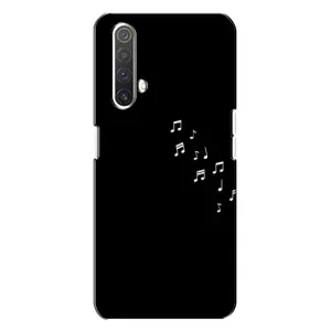 Чохол з картинками на чорному фоні для Realme X3 (Ноти)