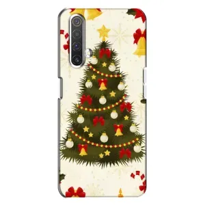 Чехол Новогодняя Елка на Realme X3 (Новогодний принт)
