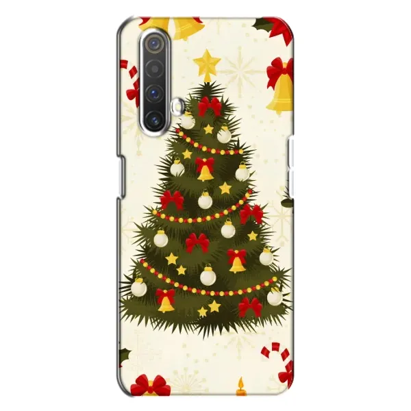 Чехол с рисунком «Новогодний принт» для Realme X3