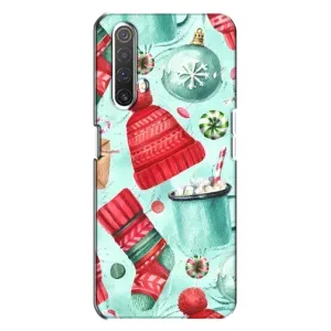 Чехол Санта Клаус для Realme X3 (Одежда)
