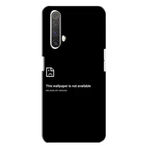 Чехол с рисунком «Ошибка» для Realme X3