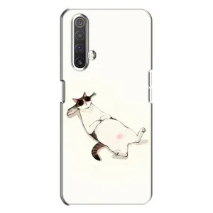 Чехол на тематику: Коты для Realme X3 (Отдых)