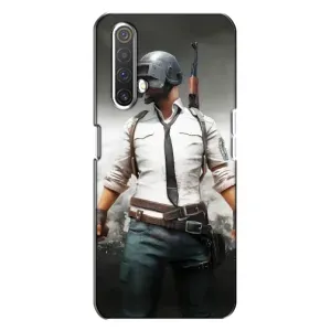 Силиконовый чехол с картинкой "Герой Pubg" на Realme X3