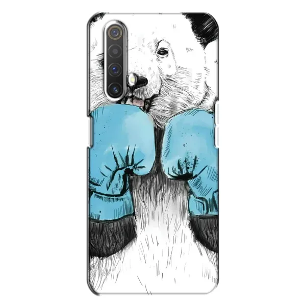 Чехол с рисунком «Панда боксер» для Realme X3 Чехол с рисунком «Панда боксер» для Realme X3
