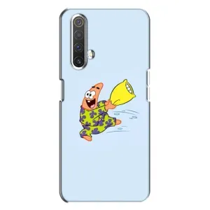 Чехлы с Патриком на Realme X3 (Патрик с подушкой)