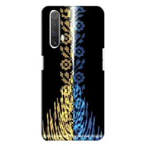 Силиконовый Чехол на Realme X3 (Патриотическая вышиванка)