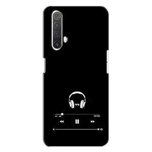 Чохол з картинками на чорному фоні для Realme X3 (Плеєр)
