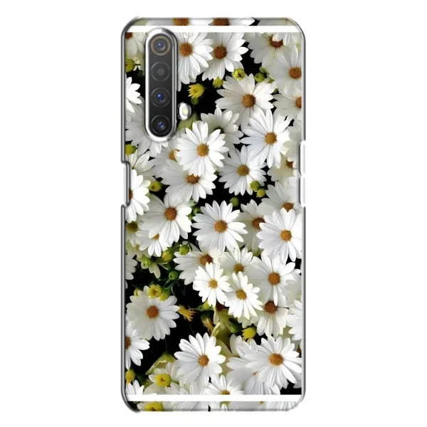 Чехол с рисунком «Рамка в ромашках» для Realme X3 Чехол с рисунком «Рамка в ромашках» для Realme X3