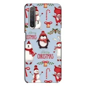Чехол Санта Клаус для Realme X3 (Рождественский)