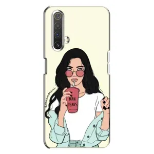 Силіконовый Чохол на Realme X3 з картинкой Модных девушек (З напоєм)