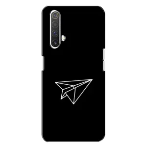 Чохол з картинками на чорному фоні для Realme X3 (Літак)