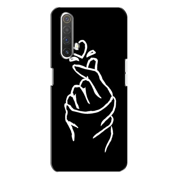 Чехол с рисунком «Сердце на черном» для Realme X3 Чехол с рисунком «Сердце на черном» для Realme X3