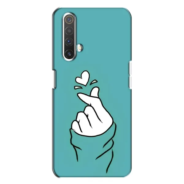Чехол с рисунком «Сердечко на бирюзовом» для Realme X3 Чехол с рисунком «Сердечко на бирюзовом» для Realme X3