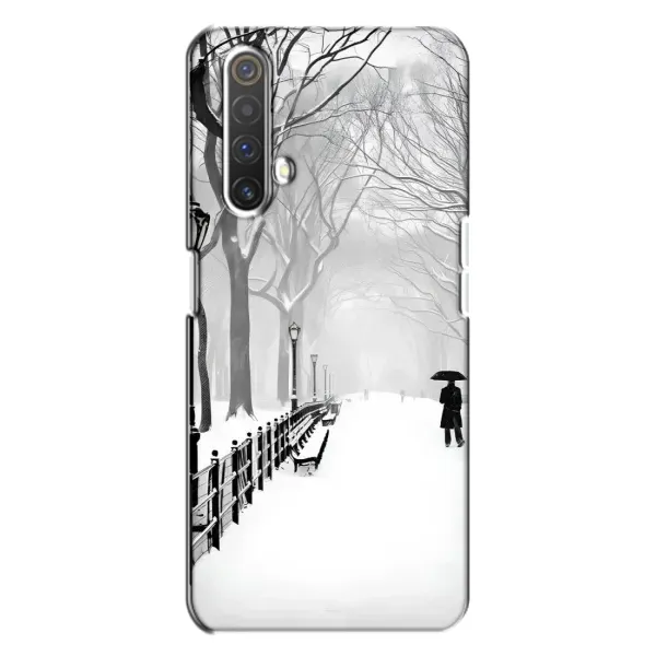 Чехол с рисунком «Снегом замело» для Realme X3