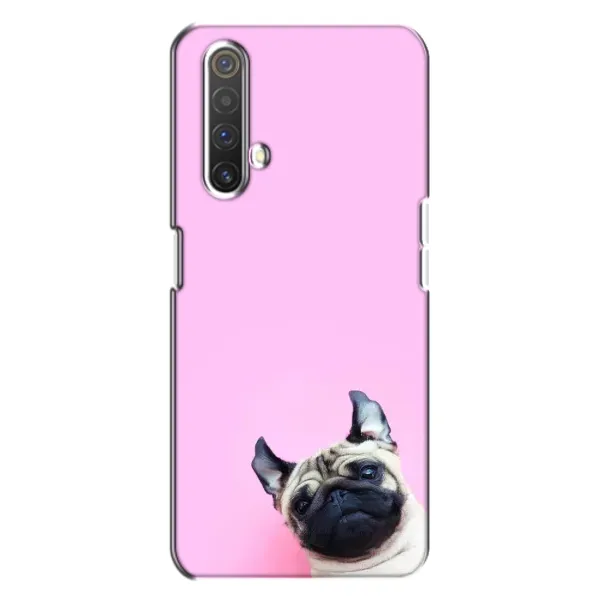 Чехол с рисунком «Собака на розовом» для Realme X3 Чехол с рисунком «Собака на розовом» для Realme X3