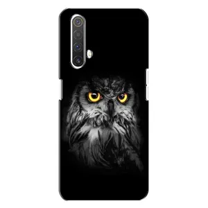 Чехлы с принтом СОВЫ для Realme X3 (Сова на чёрном)