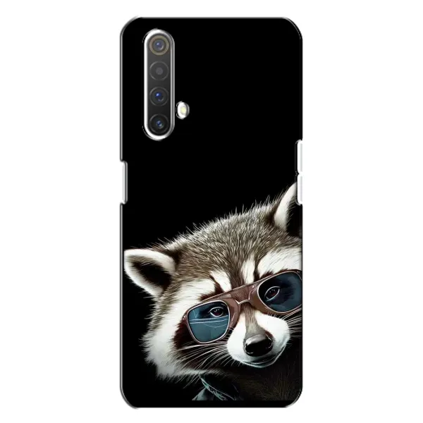 Чехол с рисунком «Стильный Енот» для Realme X3 Чехол с рисунком «Стильный Енот» для Realme X3