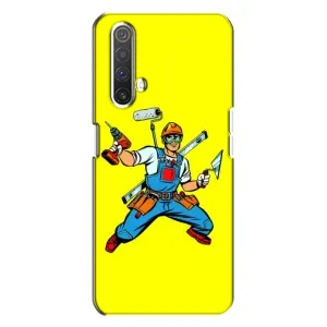Силіконовий бампер (Працівники) на Realme X3 (Будівельник)