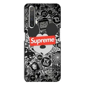 Чехол с Брендами одежды на Реалми Х3 (Supreme Маус)