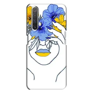 Чехол на Realme X3 Украинский дизайн (Украинка на всю голову)
