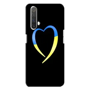 Силиконовый Чехол на Realme X3 (Я-Украина) (Украинское сердце)