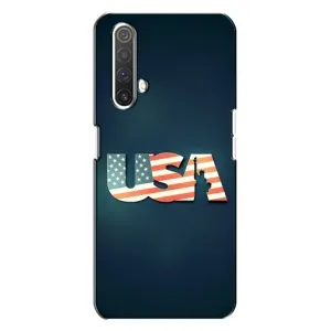 Чехол Флаг USA для Realme X3 (USA)