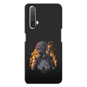 Чохол з картинкою "Герой Pubg" на Realme X3 (В полум'ї)
