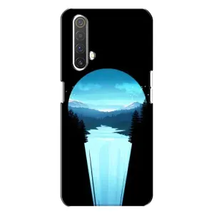 Летний Чехол на Realme X3 (Синий Водопад)