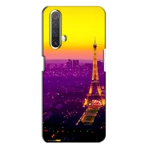 Чехол с Эйфелевой башней на Realme X3 (Яркая башня)