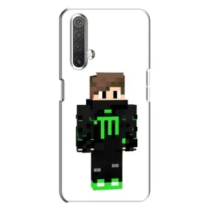 Чохли для Realme X3 (Персонажі МайнКрафт) (Зелений хлопчик)