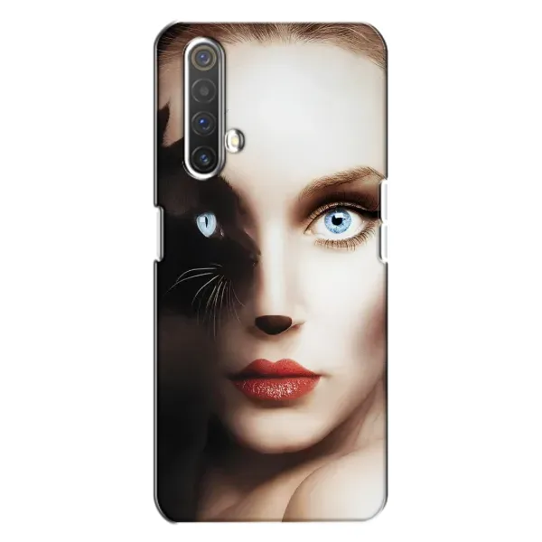 Чехол с рисунком «Женщина кошка» для Realme X3 Чехол с рисунком «Женщина кошка» для Realme X3