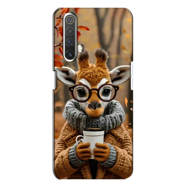 Чехол с рисунком «Жираф с кофе» для Realme X3 Чехол с рисунком «Жираф с кофе» для Realme X3