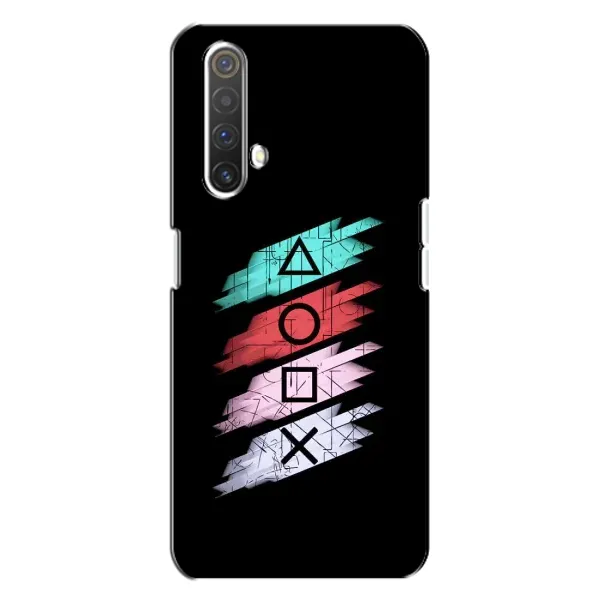 Чехол с рисунком «Значки Sony» для Realme X3 Чехол с рисунком «Значки Sony» для Realme X3