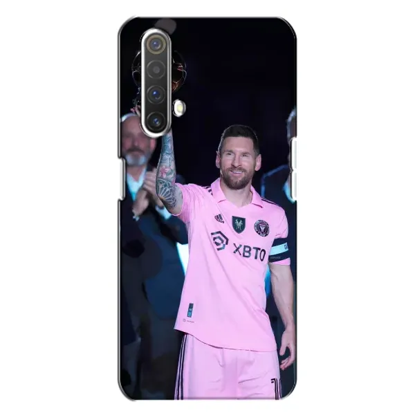 Чехол с рисунком «Золотой мяч Месси» для Realme X3