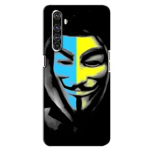 Чехол с Украинской символикой на Реалми Х50 Про (Анонимус патриот)