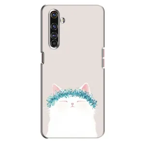 Чохол на тематику: Коти для Realme X50 Pro (Білий котик)