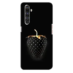 Чохол з зображенням смачної їжі для Realme X50 Pro (Чорна полуниця)