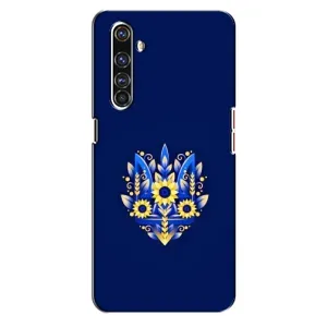 Чехол Укр Символика для Realme X50 Pro (Цветущий Герб)