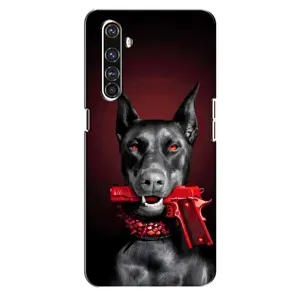 Чохол ДОБЕРМАН для Realme X50 Pro (Доберман злий)