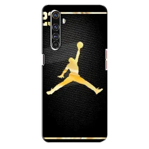 Силиконовый Чехол Nike Air Jordan на Реалми Х50 Про (Джордан 23)