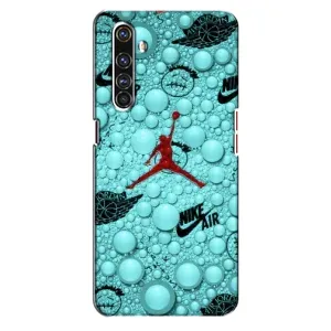 Силиконовый Чехол Nike Air Jordan на Реалми Х50 Про (Джордан Найк)