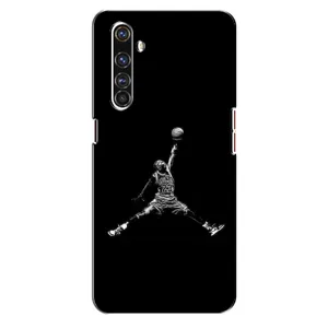 Силиконовый Чехол Nike Air Jordan на Реалми Х50 Про (Джордан)