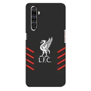 Силиконовые Чехлы принт Футбол на Realme X50 Pro (Эмблема Liverpool)