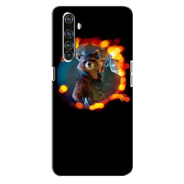 Чехол с рисунком «Енот Ракета» для Realme X50 Pro