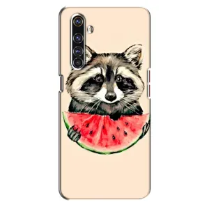 Силиконовый Чехол с Енотами на Realme X50 Pro (Енот)