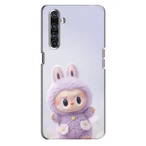 Чохол з принтом Лабубу для Realme X50 Pro (Фіолетовий Лабубу)