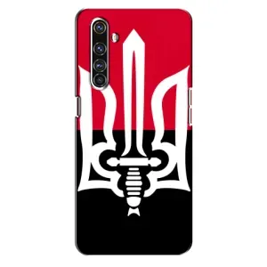 Чехлы УПА (Красно-Чёрный) на Realme X50 Pro (Герб Украины)